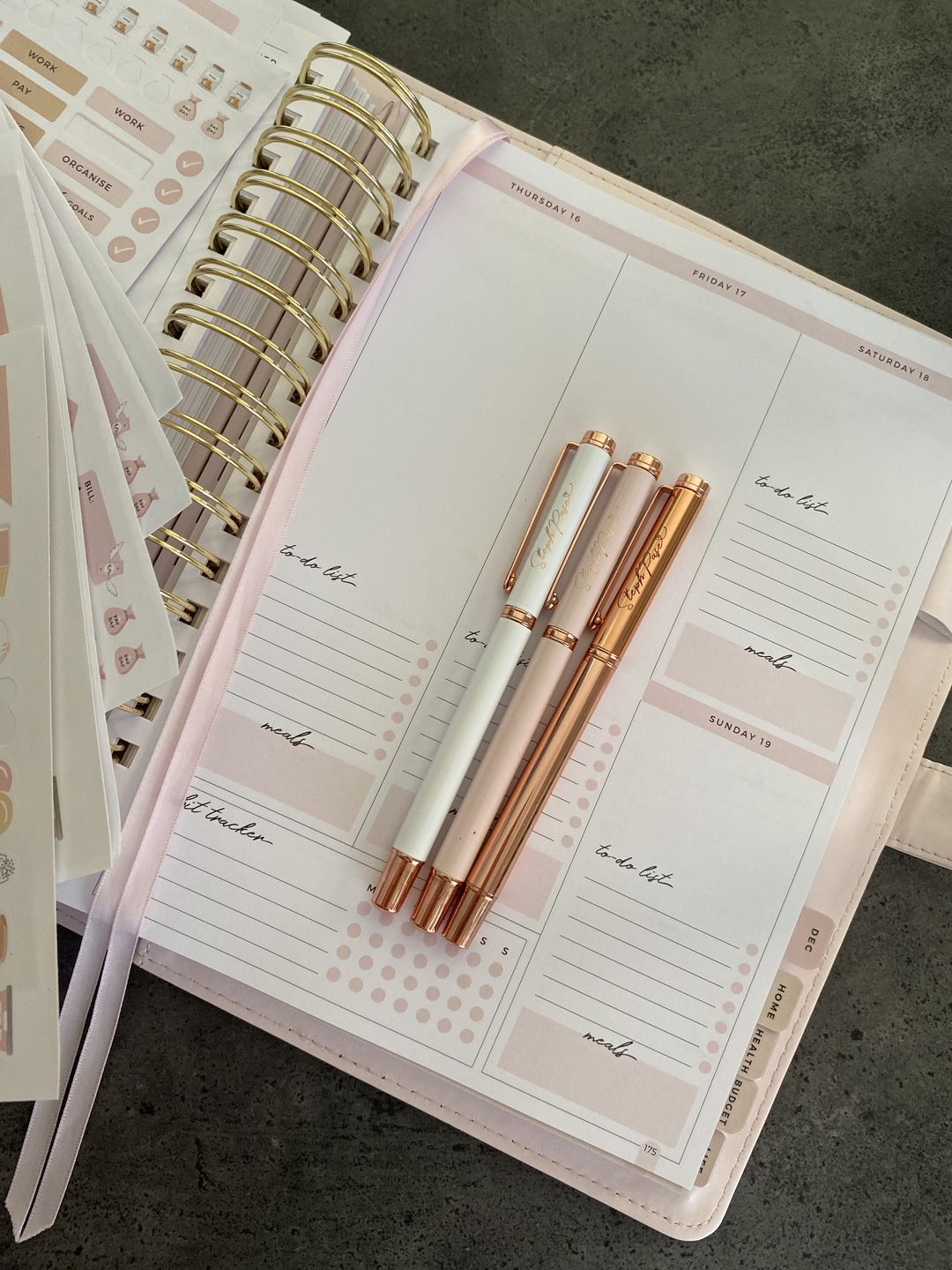 Customer photo review of The Essential Pen Pack ROSE GOLD