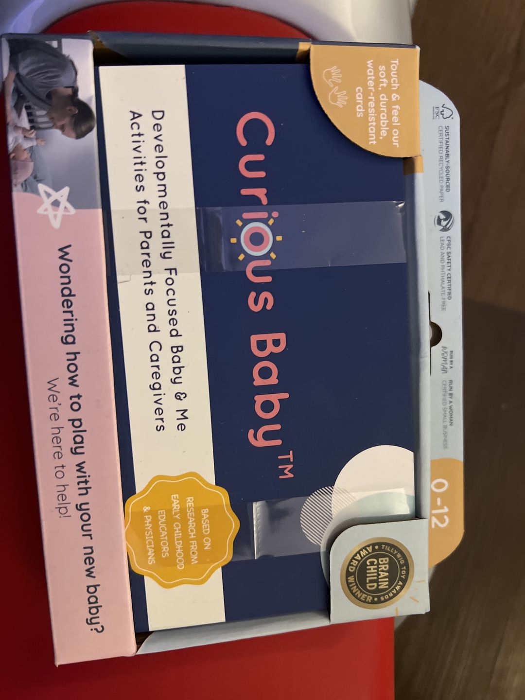 Customer photo review of Curious Baby™ Activity Cards