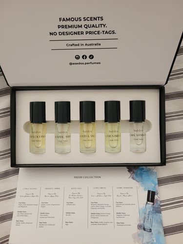 Customer photo review of Asēdos Perfume Oil Collection - Fresh