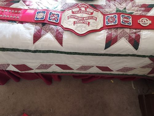 Customer photo review of Imperfect NWA tv Title (Premium series)