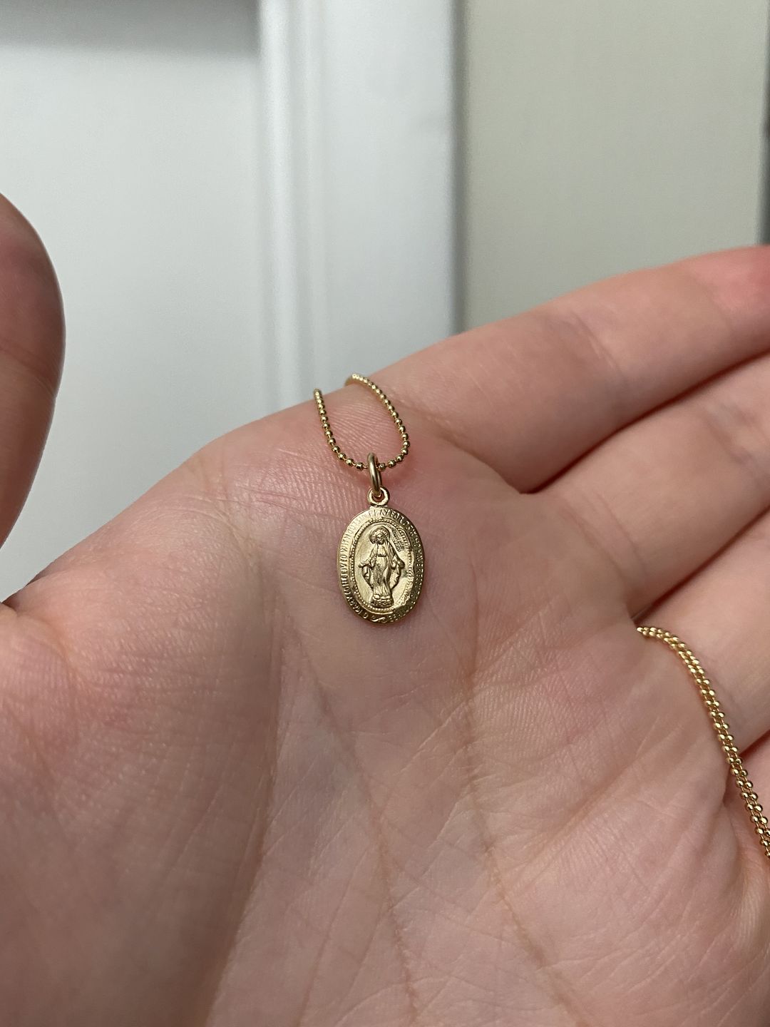 Customer photo review of Mini Mary Charm