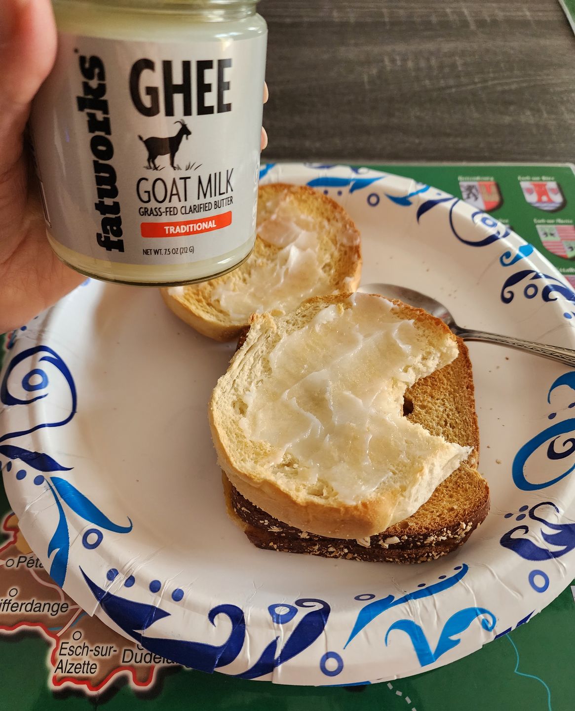 Customer photo review of Grass Fed Goat Milk Ghee (7.5 oz)