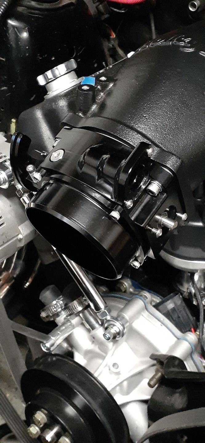 Customer photo review of Motion Raceworks ICON 92mm /95mm Interchangeable Throttle Body 10-130BLK