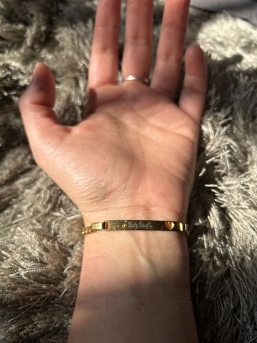 Customer photo review of Pulsera Fígaro Personalizada