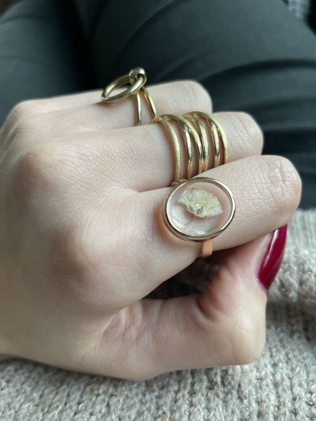 Customer photo review of BAGUE NENUPHAR