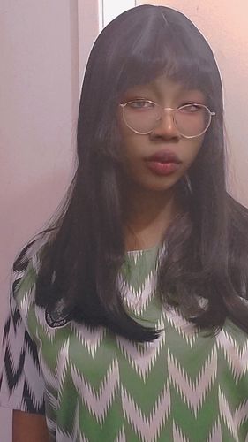 Customer photo review of Special offer! Princess cut long wig WS2331