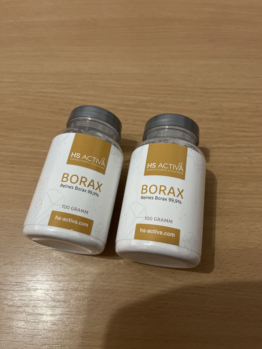 Customer photo review of Borax I Pharmazeutische Reinheit 99,9% I 100 Gramm