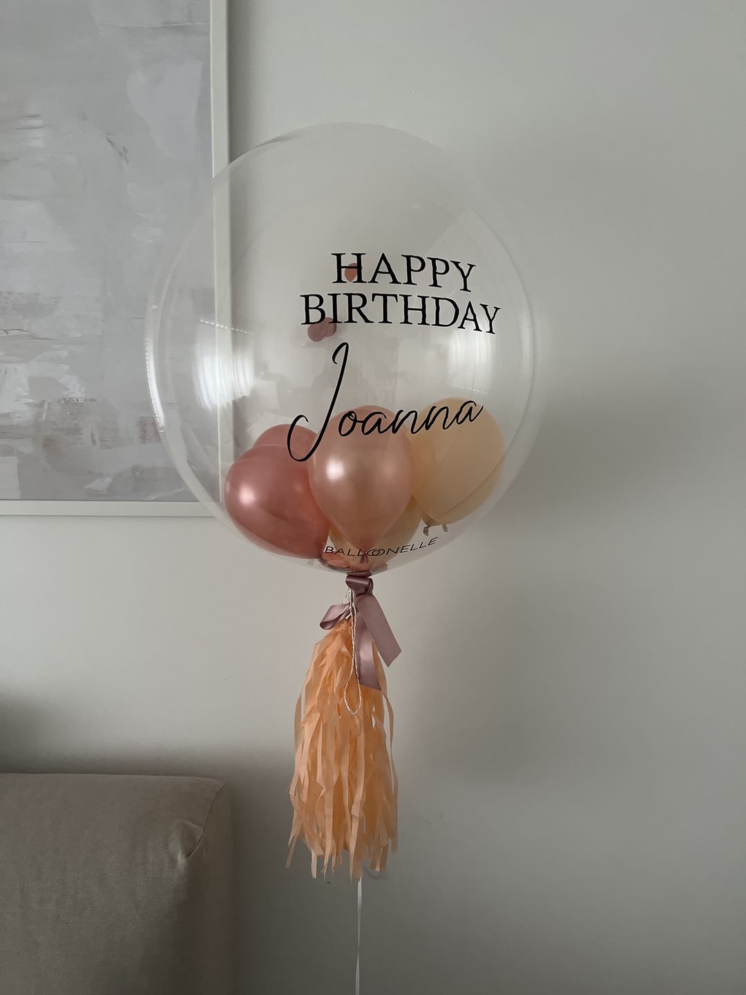 Customer photo review of Nude Designer Ballon