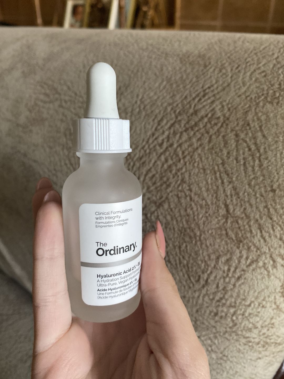 Customer photo review of Hyaluronic Acid 2% + B5 Hydrating Serum