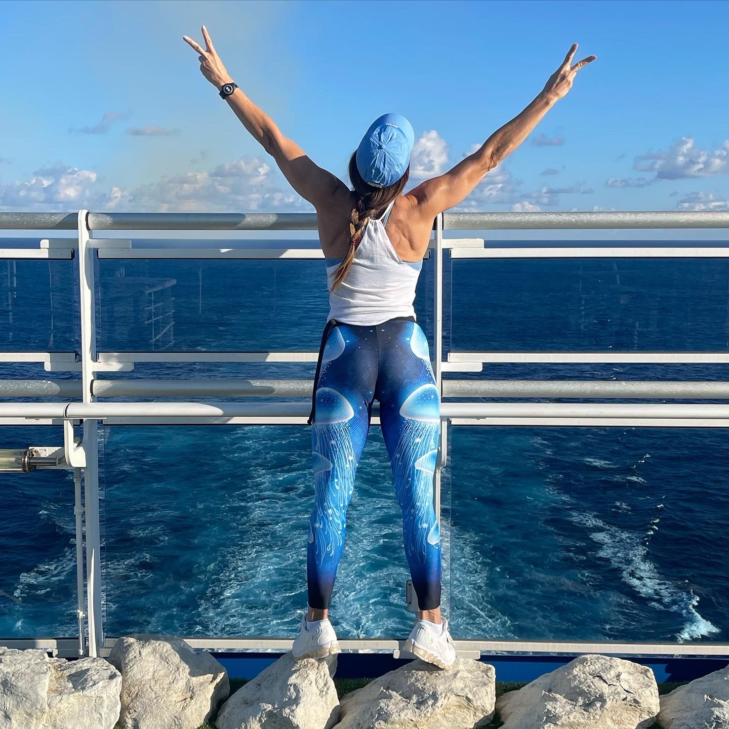 Customer photo review of Jellyfish Scuba Diving Leggings