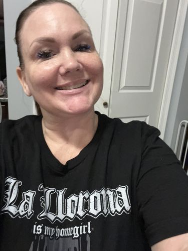 Customer photo review of La Llorona Is My Homegirl Old School Vintage T-shirt