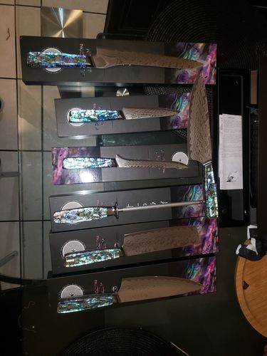 Customer photo review of Cuchillo Chef Acero Damasco - Colección Abulón