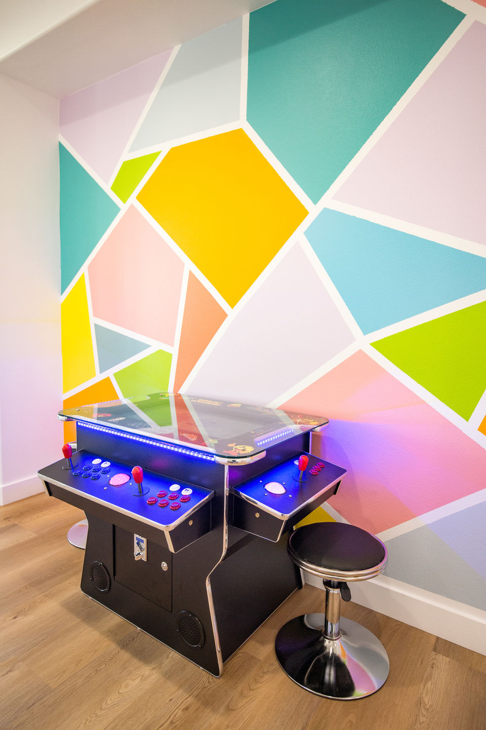 Customer photo review of Cocktail Arcade Machine 3505 Games Tilt Up Black Lift Up Retro Multicade