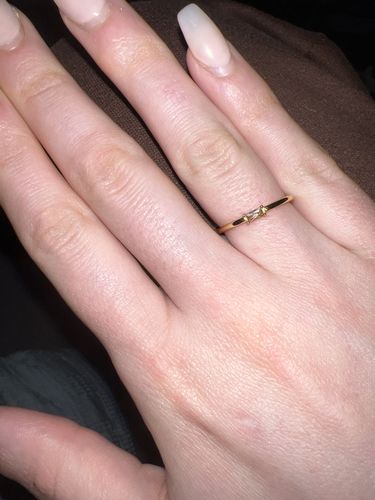 Customer photo review of Sundazed Ring - Vermeil