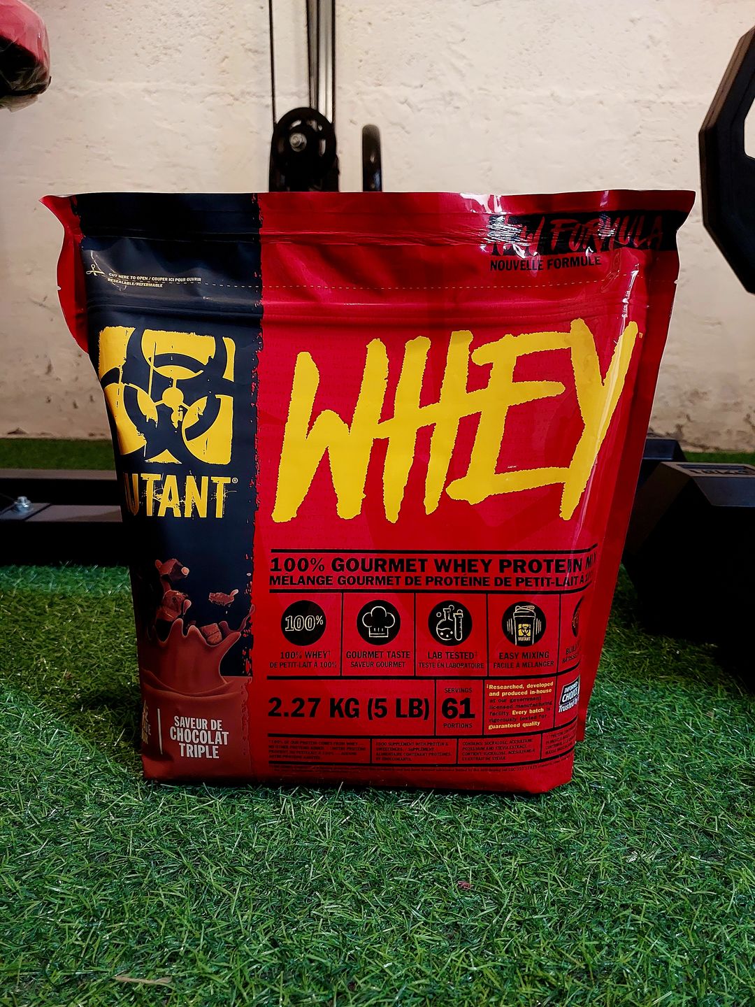 Customer photo review of Mutant Whey Proteina 5 Lb