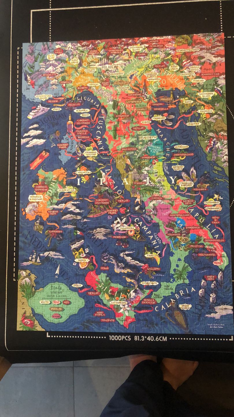 Customer photo review of Wine Puzzle - Italy