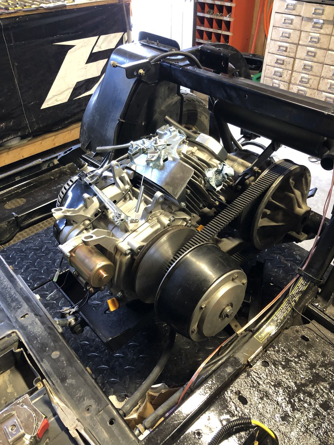 Customer photo review of Predator 459cc/420cc Install Kit for 1994-2008 EZGO TXT & Medalist