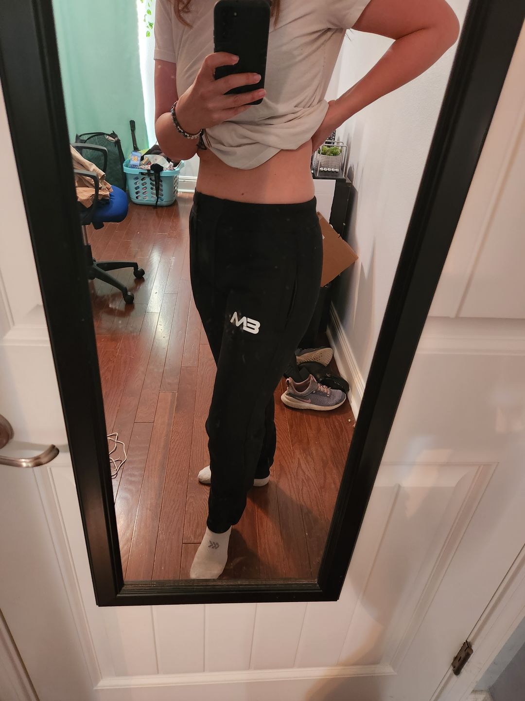 Customer photo review of Lounge Joggers - Black