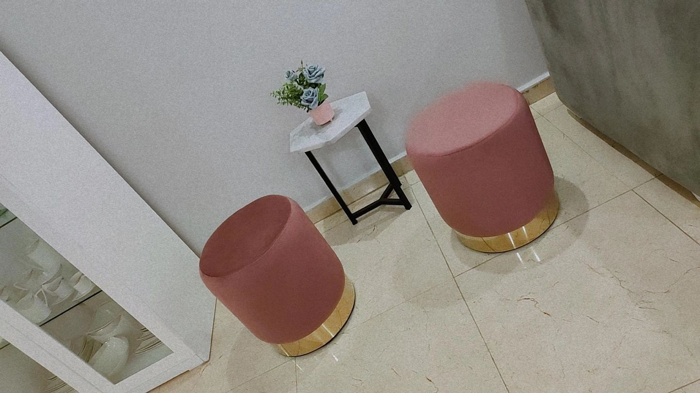 Customer photo review of بوف دائري - وردي - AC08