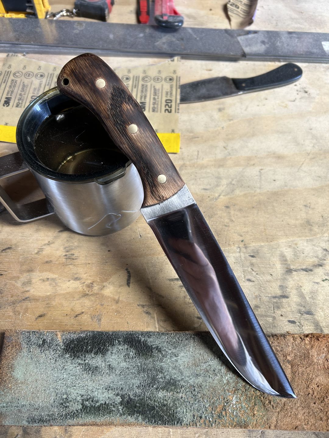 Customer photo review of 2" x 72" Sanding Belts for Finishing & Sharpening