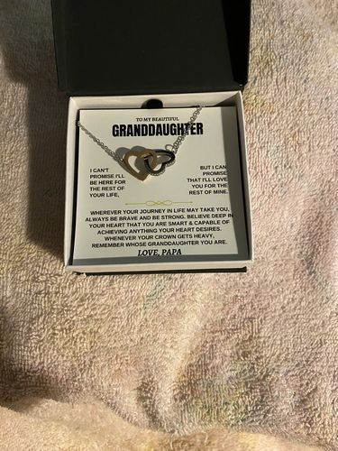 Customer photo review of To My Granddaughter - Personalized Beautiful Gift Set - SS117