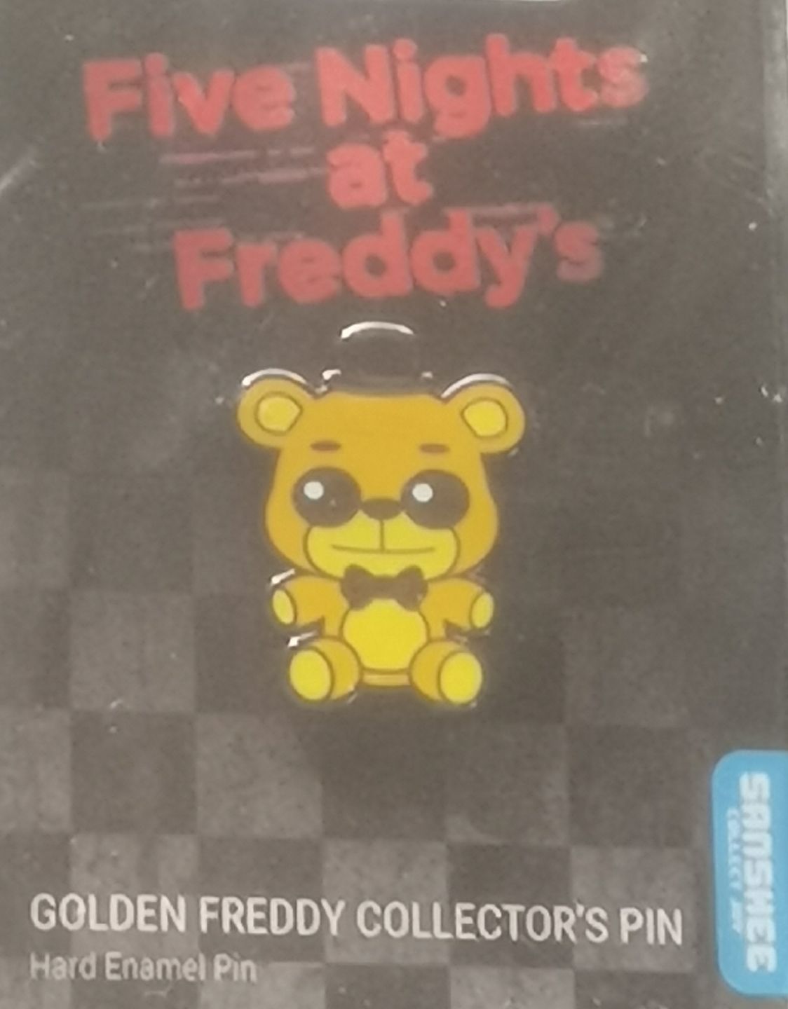 Customer photo review of Five Nights at Freddy's - Golden Freddy Collector's Pin