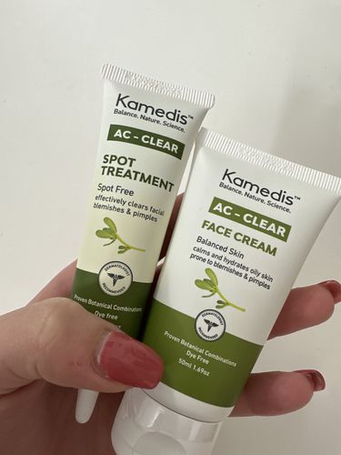 Customer photo review of ערכה טיפולית הוליסטית לעור פנים שמן | AC - CLEAR ULTIMATE KIT