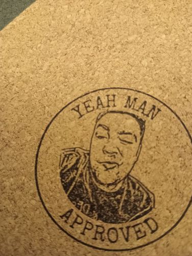 Customer photo review of Self-Inking Face Stamp