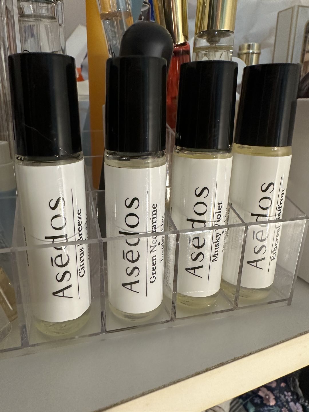 Customer photo review of GREEN NECTARINE PERFUME OIL