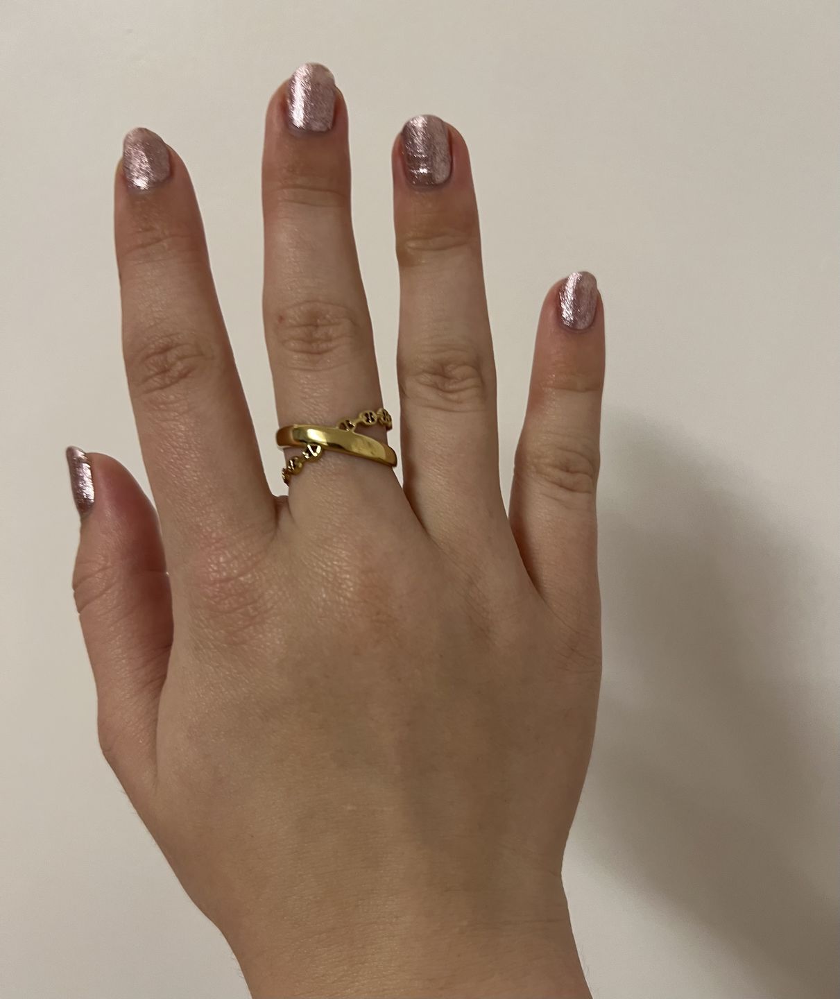 Customer photo review of Prestige Ring | 18K vergoldet