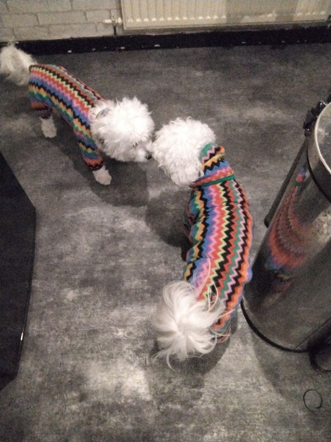 Customer photo review of Multicoloured Zig Zag Anti Pill Polar Fleece