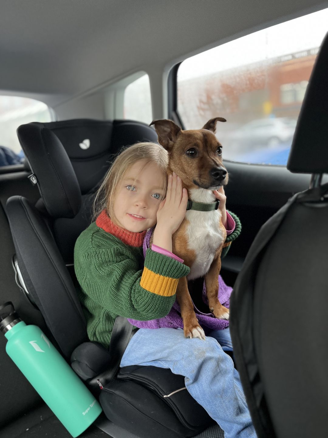 Customer photo review of From One To Another Olive Snuggly Knitted Jumper