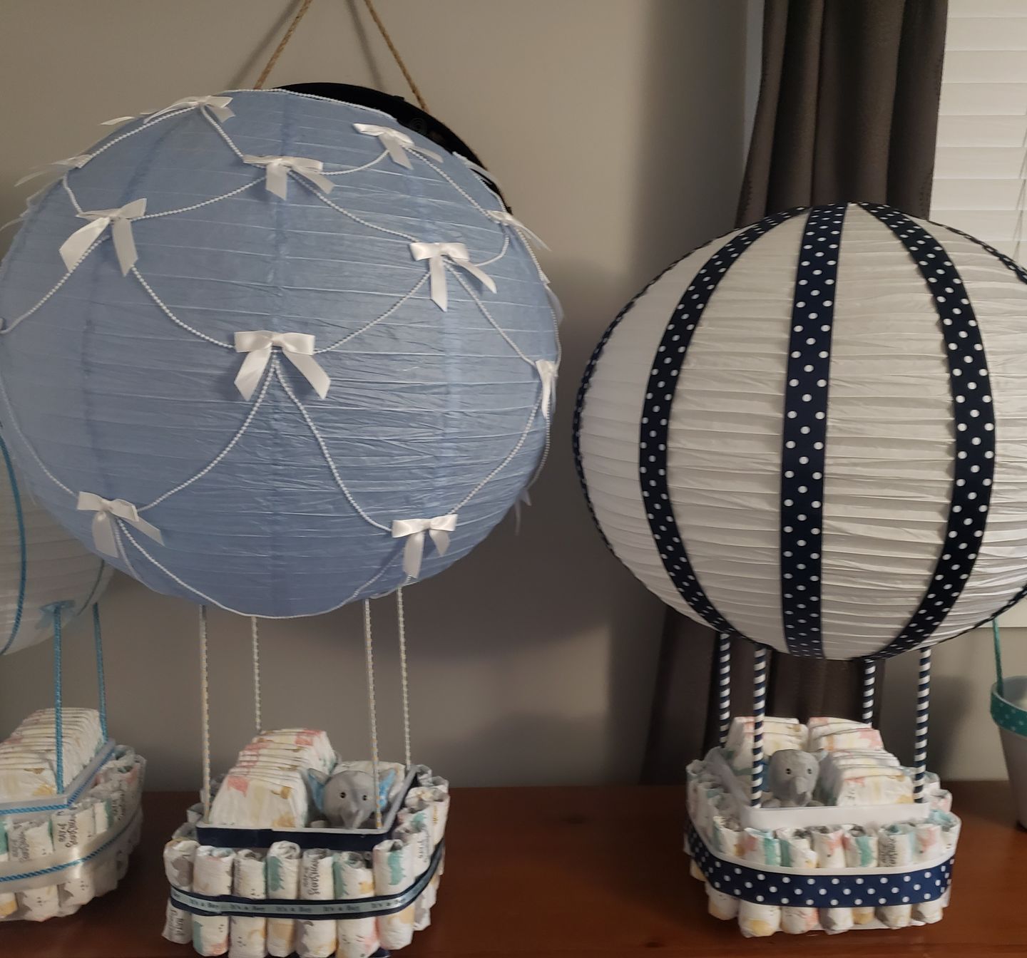 Customer photo review of 24" Serenity Blue Round Paper Lantern, Even Ribbing, Chinese Hanging Decoration for Weddings and Parties