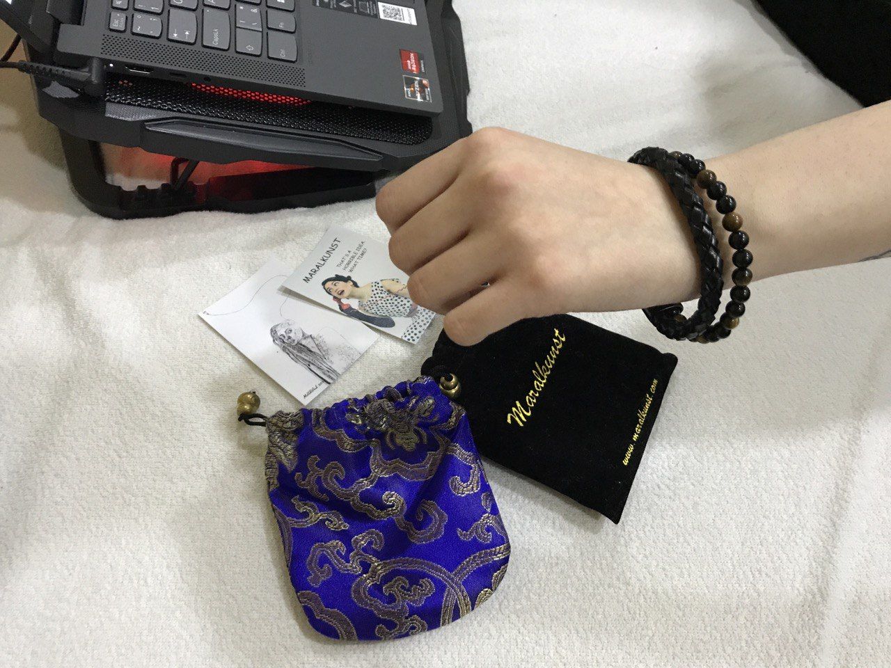Customer photo review of Legend Cuff Bracelet