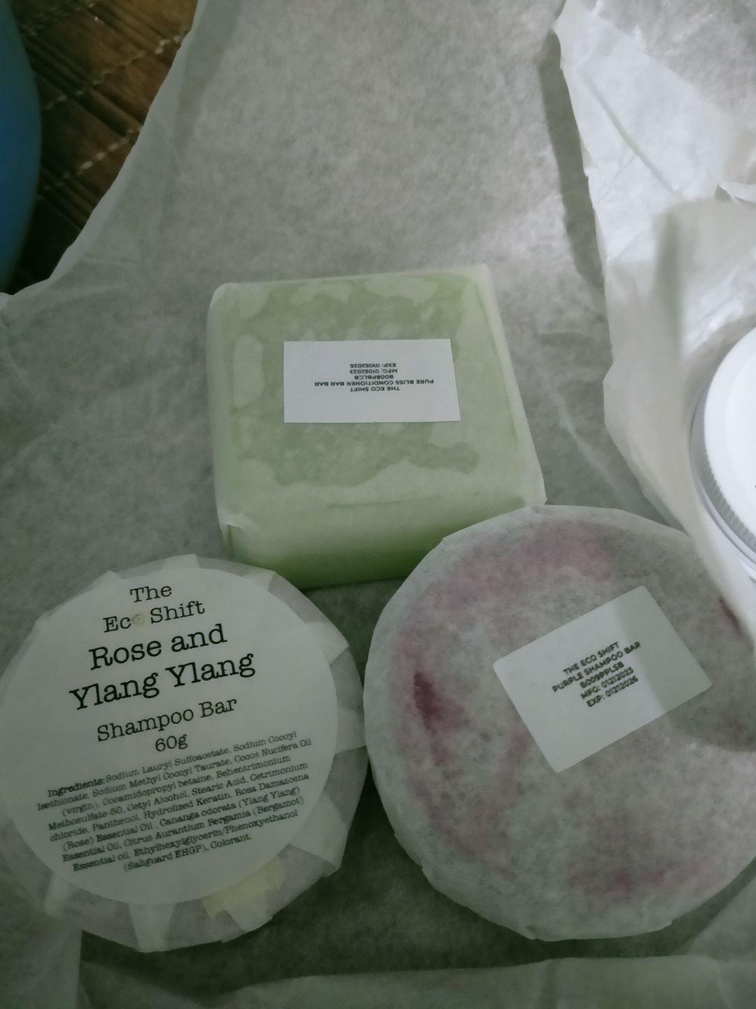 Customer photo review of Volumizing Silicone Free Conditioner Bar Pure Bliss
