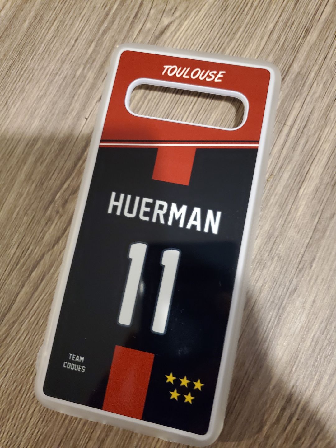 Customer photo review of Coque rugby TOULOUSE RUGBY personnalisable - TEAMCOQUES