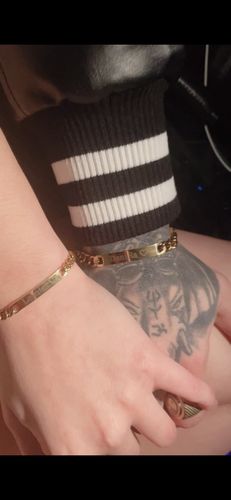 Customer photo review of Engraved Bracelet Set - W/ Eternal Rose Box