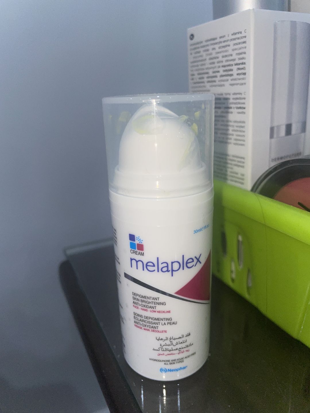 Customer photo review of Melaplex Cream