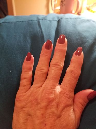 Customer photo review of Longwear Nail Polish - Mauve Madame