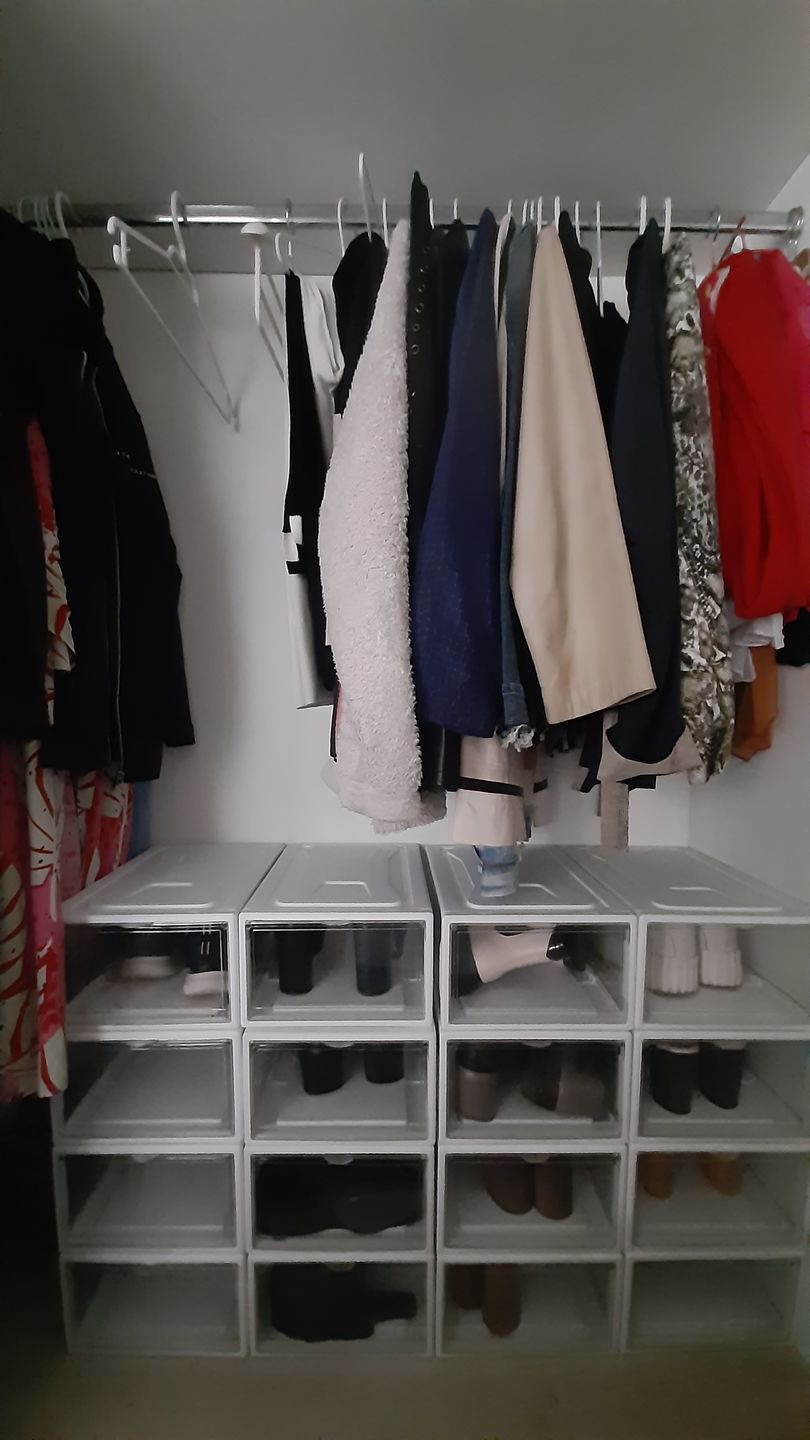 Customer photo review of Caja Organizadora de Zapatos Blanca Transparente (caja unitaria) Cada Cosa En Su Lugar®