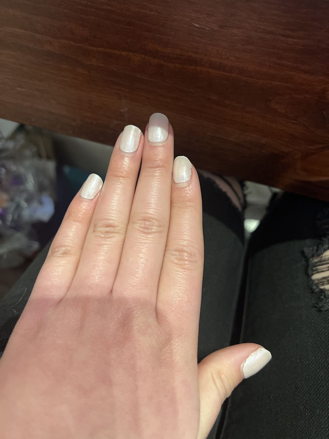 Customer photo review of Gel Nail Sticker Starter Kit (FREE UV Lamp With 2 Or More Gel Nail Stickers)