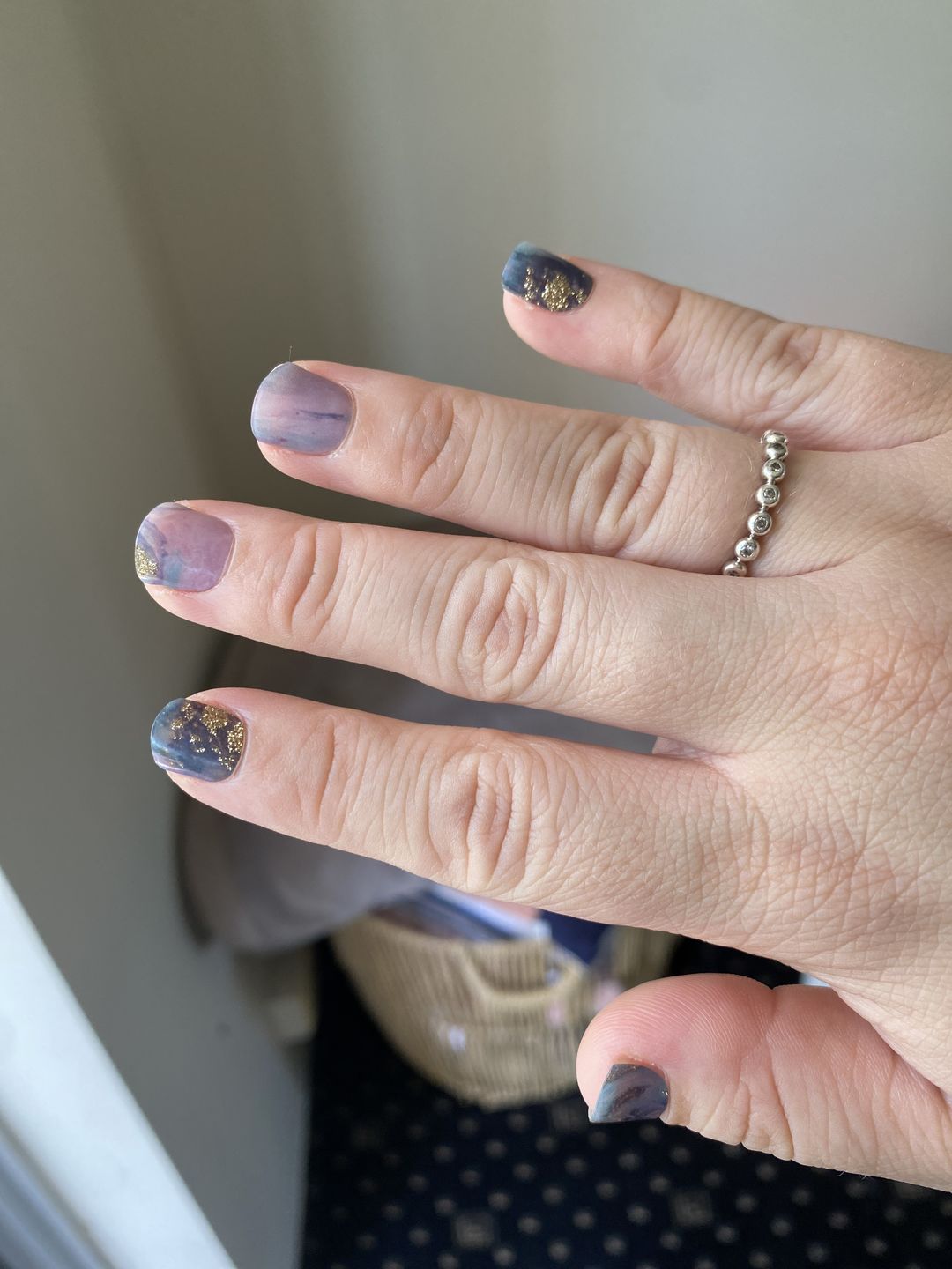 Customer photo review of Gel Nail Sticker Starter Kit (FREE UV Lamp With 2 Or More Gel Nail Stickers)