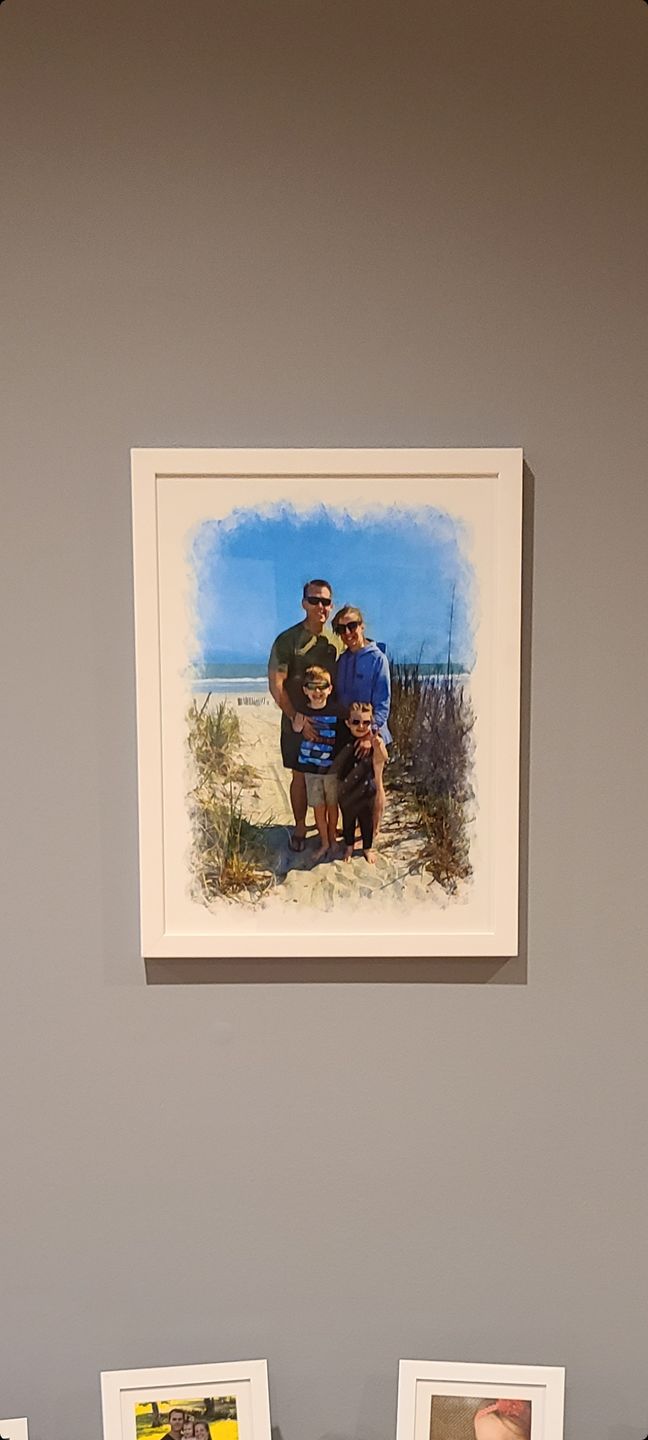 Customer photo review of Custom Favorite Place Portrait