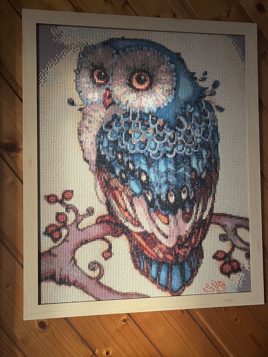 Customer photo review of Un Hibou Perché sur un Arbre en Mosaïque