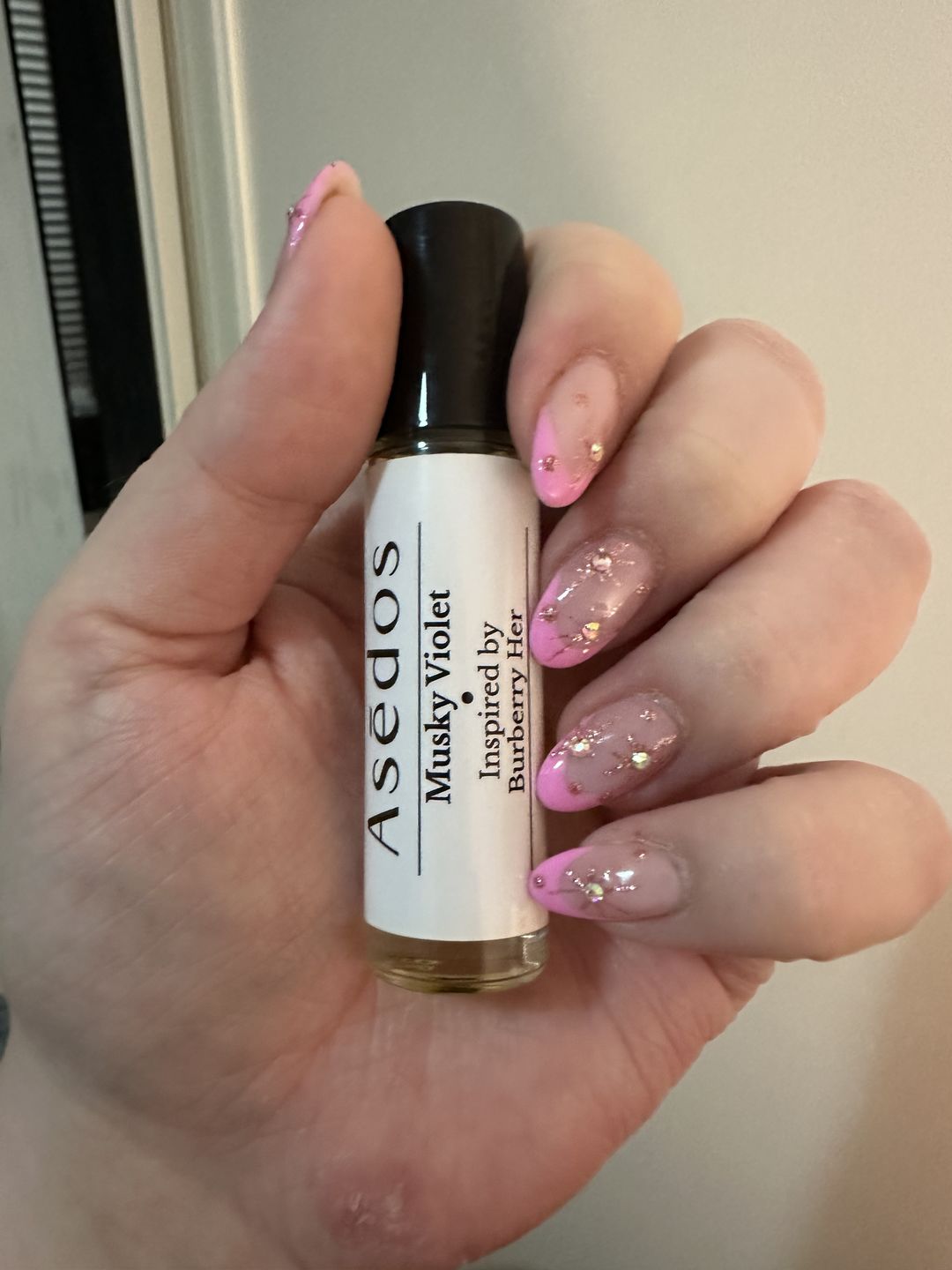 Customer photo review of MUSKY VIOLET PERFUME OIL