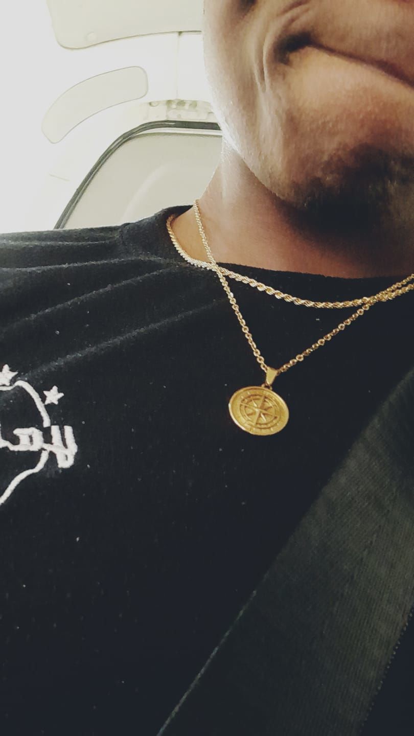 Customer photo review of 3mm Gold rope chain (unisex)