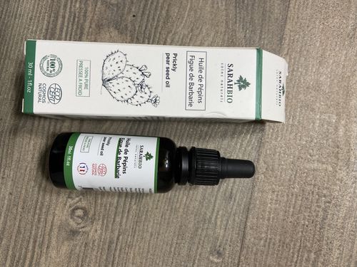 Customer photo review of Sarahbio - huile de pépins de figue de barbarie - 30 mL