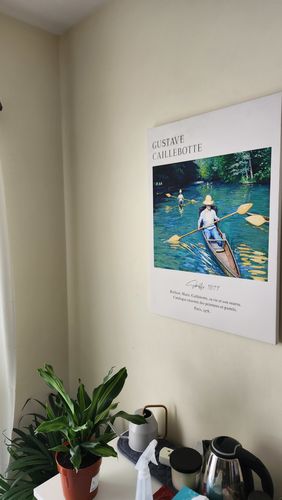 Customer photo review of Gustave Caillebotte - Skiffs 1877