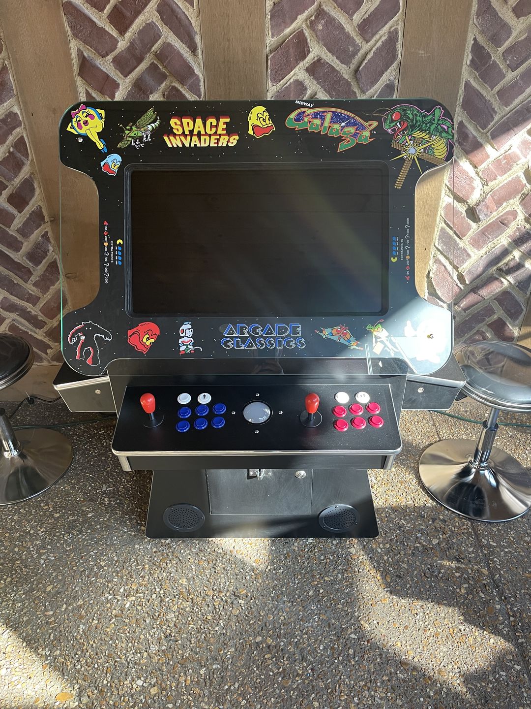 Customer photo review of Cocktail Arcade Machine 3505 Games Tilt Up Black Lift Up Retro Multicade