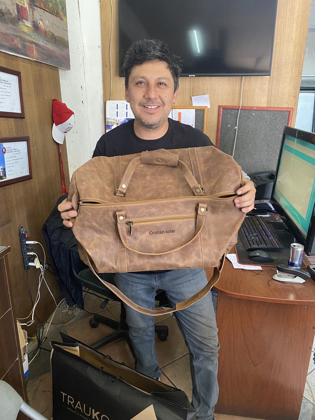 Customer photo review of Bolso Aviador